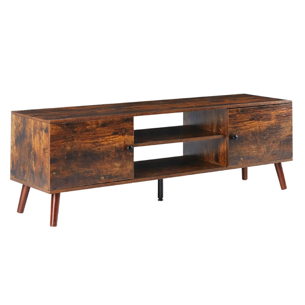 Modern TV Stand for 55-60 inch TVs with Storage – Mid-Century Media Console