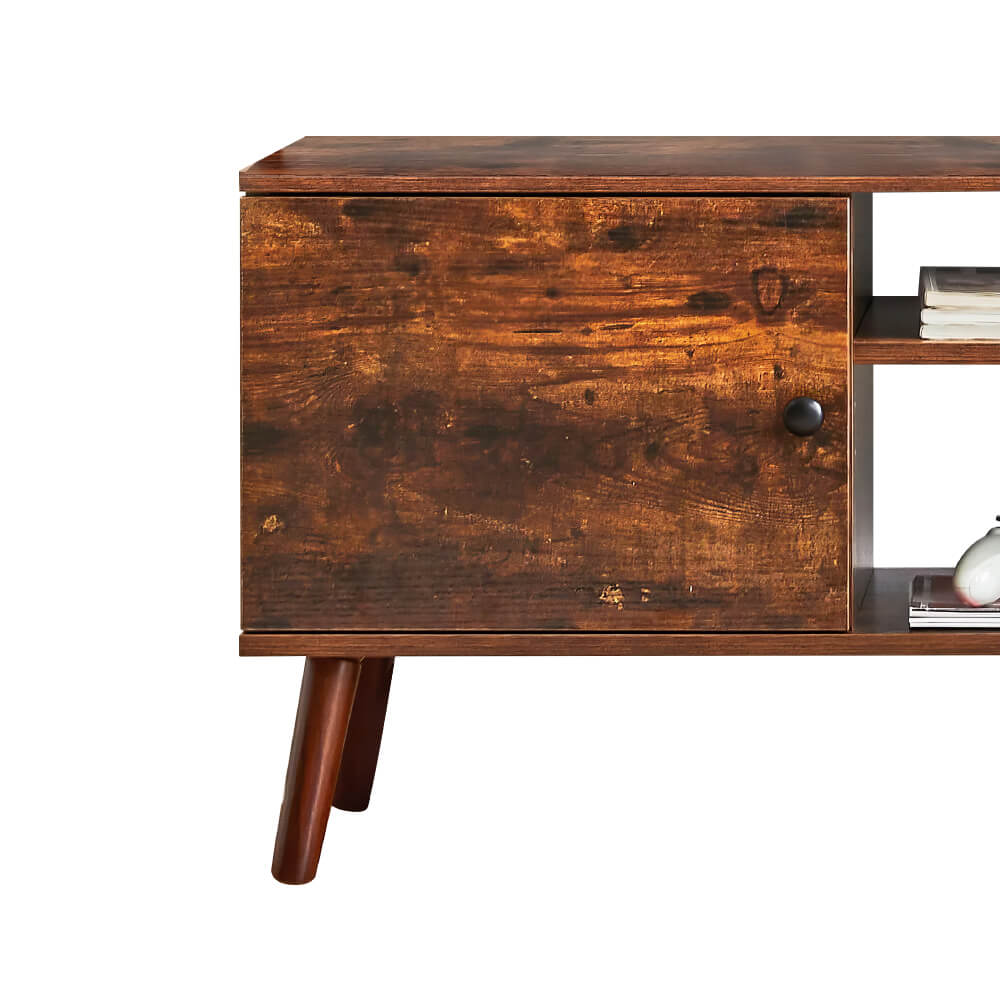 Modern TV Stand for 55-60 inch TVs with Storage – Mid-Century Media Console